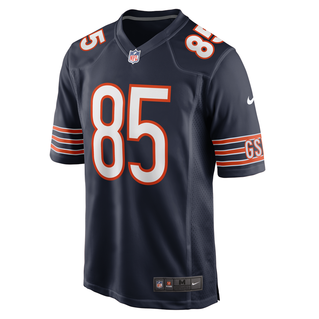 Cole Kmet Chicago Bears Nike Navy Replica Game Jersey product image 2, provided for visual reference and product detail