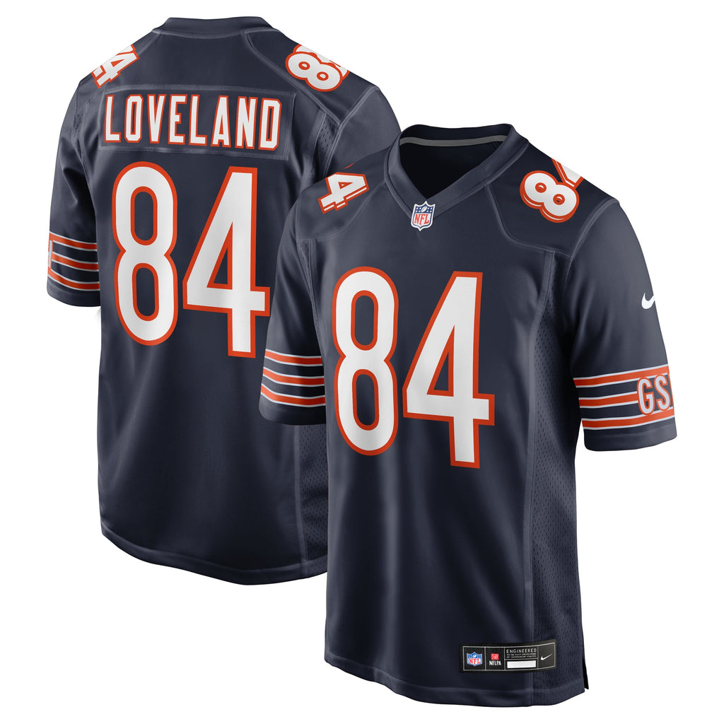Colston Loveland Nike Men Navy Chicago Bears 2025 NFL Draft First Round Pick Game Jersey product image 1, provided for