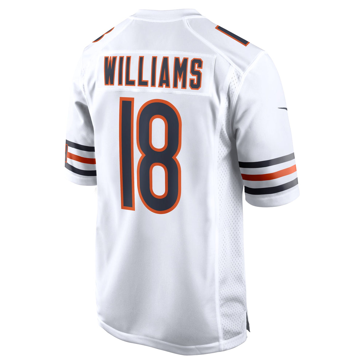 Caleb Williams Chicago Bears Nike White Road Replica Jersey product image 2, provided for visual reference and product