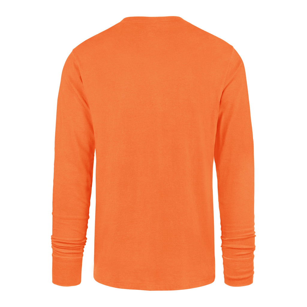 Chicago Bears '47 Orange Franklin Long Sleeve T-Shirt product image 2, provided for visual reference and product detail