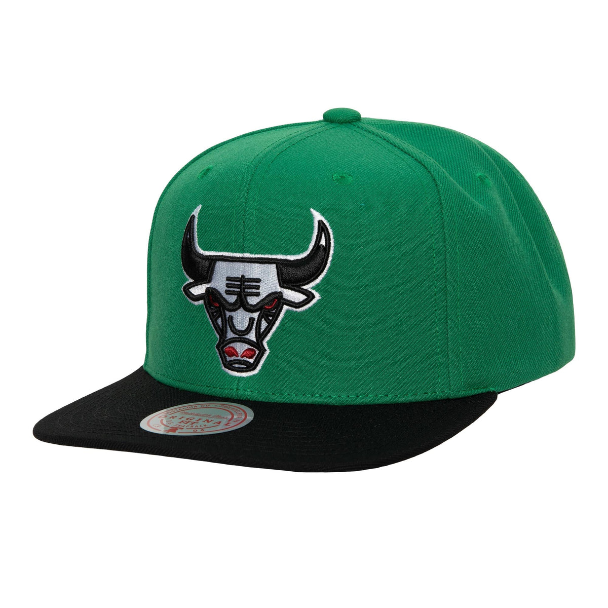 Chicago Bulls Green/Black Snapback Hat product image 1, provided for visual reference and product detail review