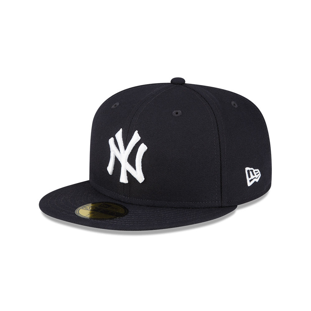 New York Yankees New Era Navy 59FIFTY Fitted Hat product image 3, provided for visual reference and product detail review