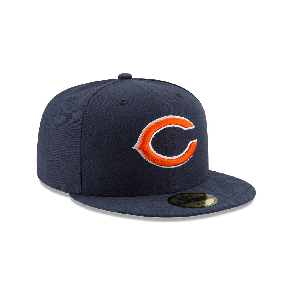 Chicago Bears C Logo 59FIFTY Fitted Hat product image 2, provided for visual reference and product detail review