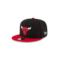 Chicago Bulls Youth Black/Red Snapback Hat product image 1, provided for visual reference and product detail review