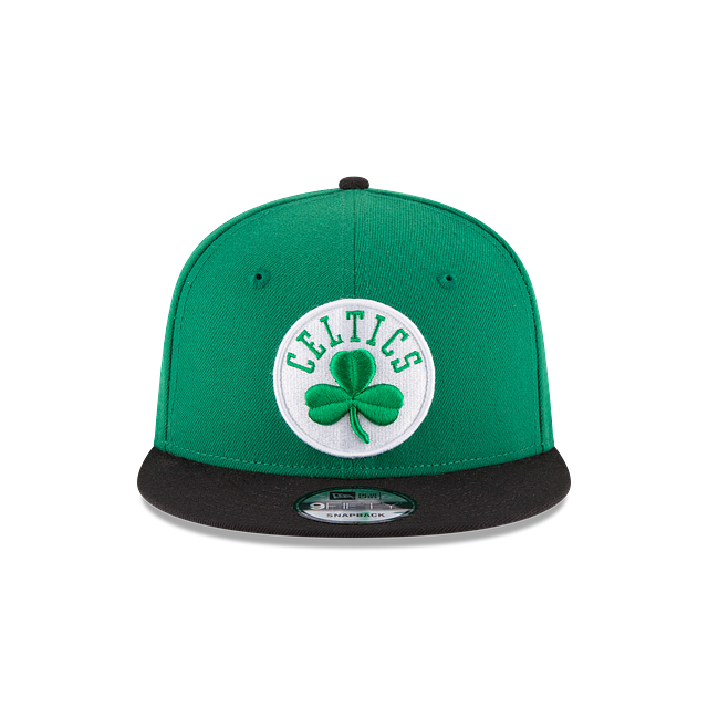 Boston Celtics NBA New Era Men Green/Black 9Fifty Two Tone Snapback product image 3, provided for visual reference and