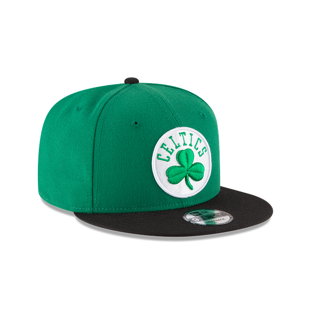 Boston Celtics NBA New Era Men Green/Black 9Fifty Two Tone Snapback product image 4, provided for visual reference and