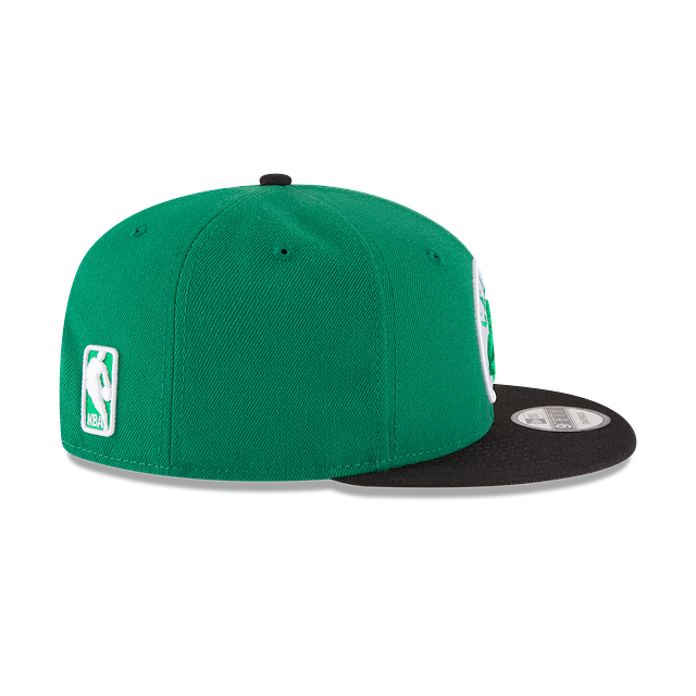 Boston Celtics NBA New Era Men Green/Black 9Fifty Two Tone Snapback product image 6, provided for visual reference and