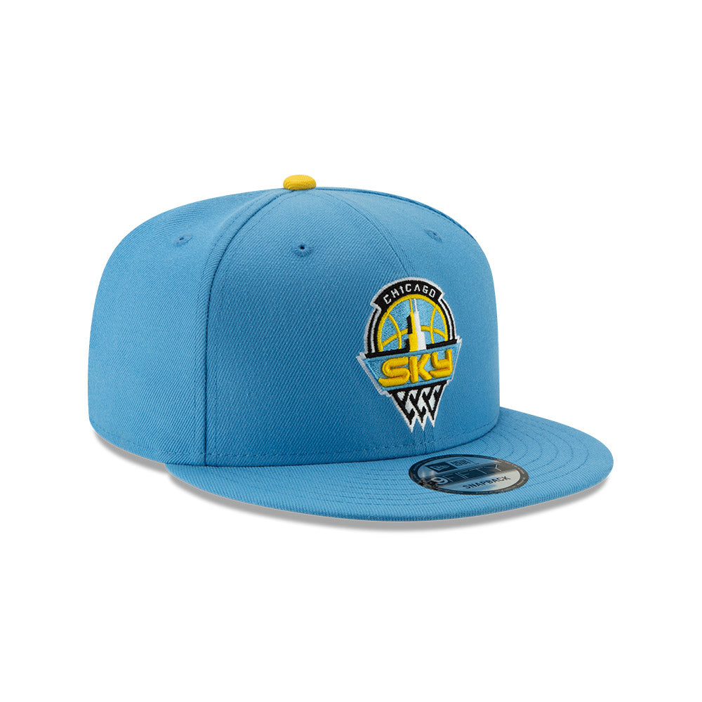 Chicago Sky Radiant Blue New Era 9FIFTY Snapback Hat product image 2, provided for visual reference and product detail review