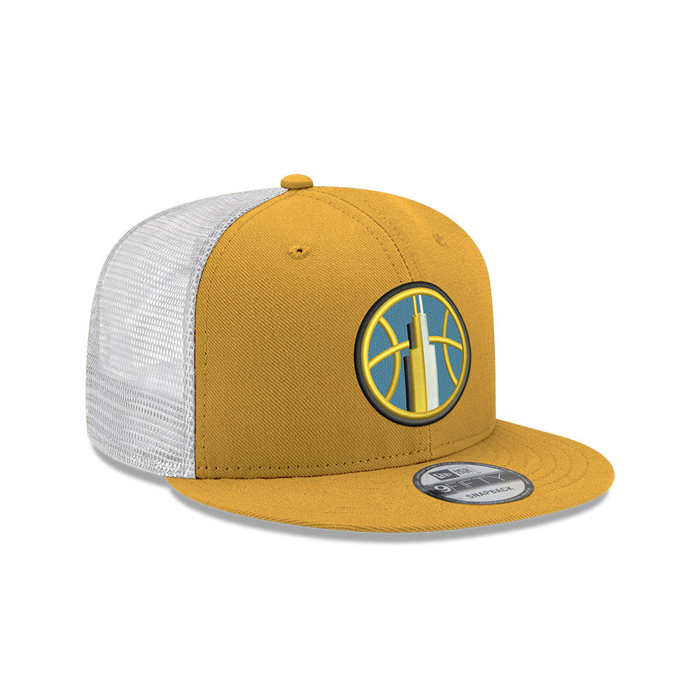 Chicago Sky New Era 9FIFTY Yellow/White Mesh Snapback Hat product image 1, provided for visual reference and product detail