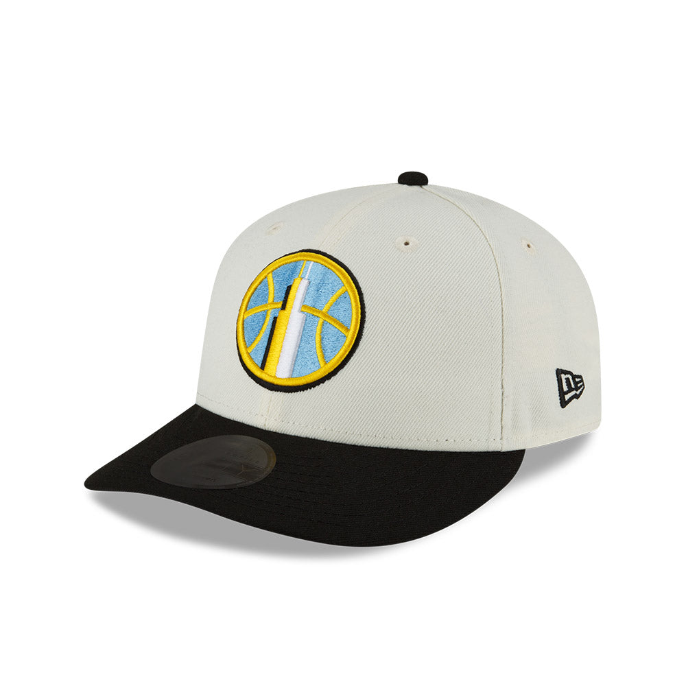 Chicago Sky New Era Chrome/Black Low Profile 9FIFTY Snapback Hat product image 3, provided for visual reference and product