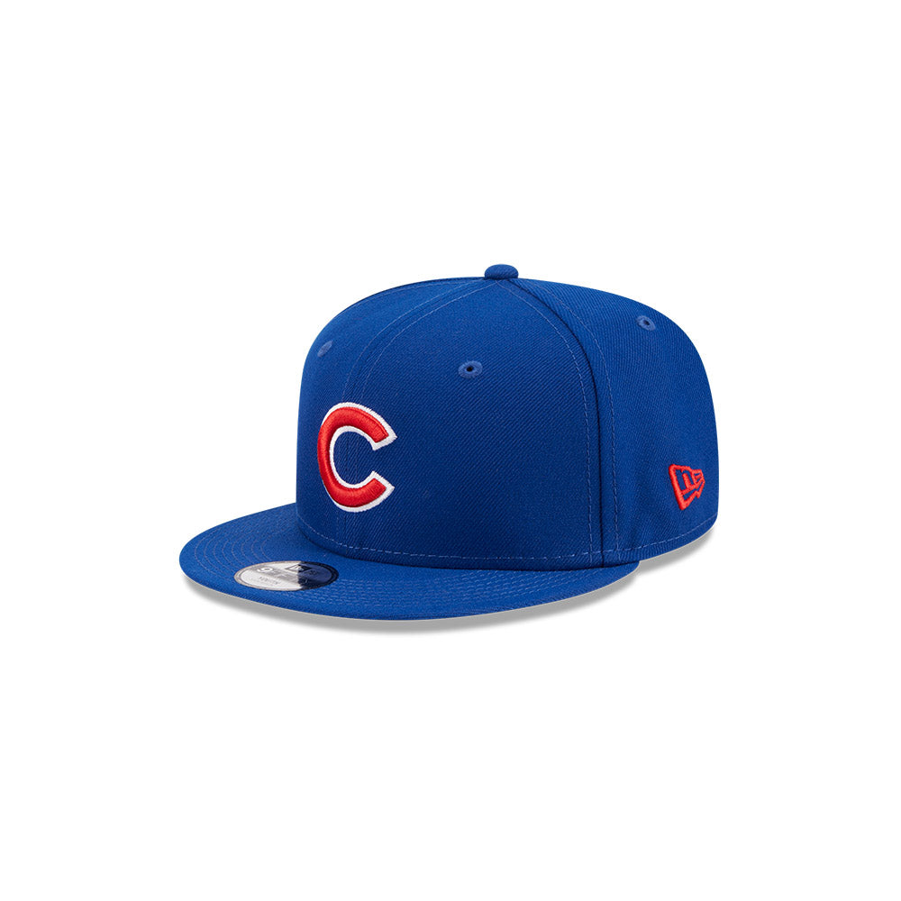 Chicago Cubs Royal C New Era 9FIFTY Snapback Hat - Youth product image 3, provided for visual reference and product detail