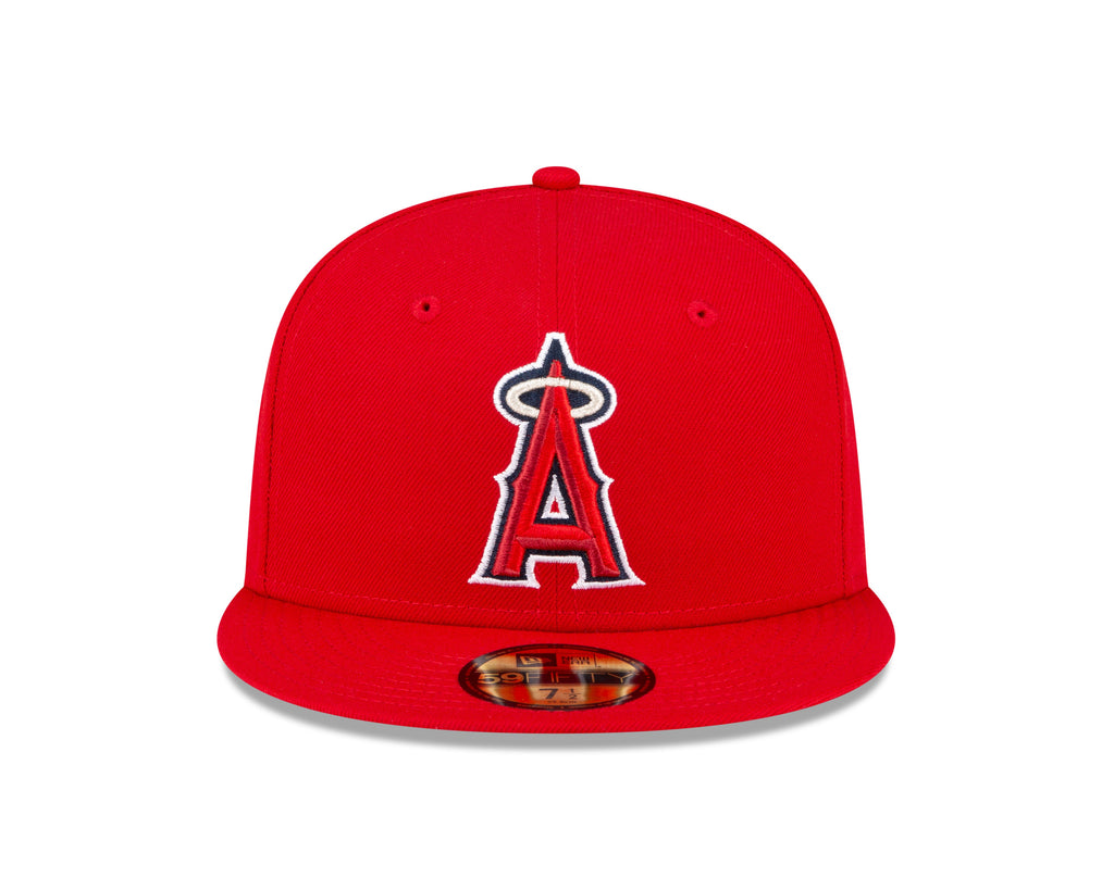 Los Angeles Angels MLB New Era Men Red 59Fifty Authentic Collection On Field Fitted Hat product image 5, provided for visual