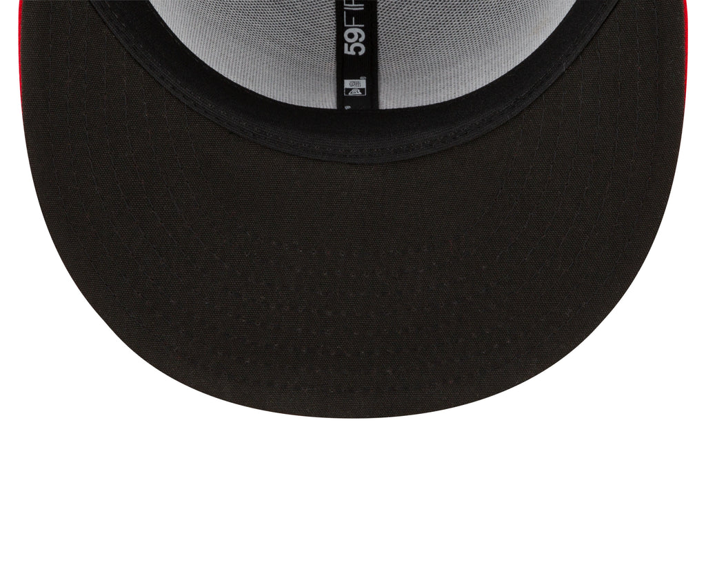 Los Angeles Angels MLB New Era Men Red 59Fifty Authentic Collection On Field Fitted Hat product image 3, provided for visual