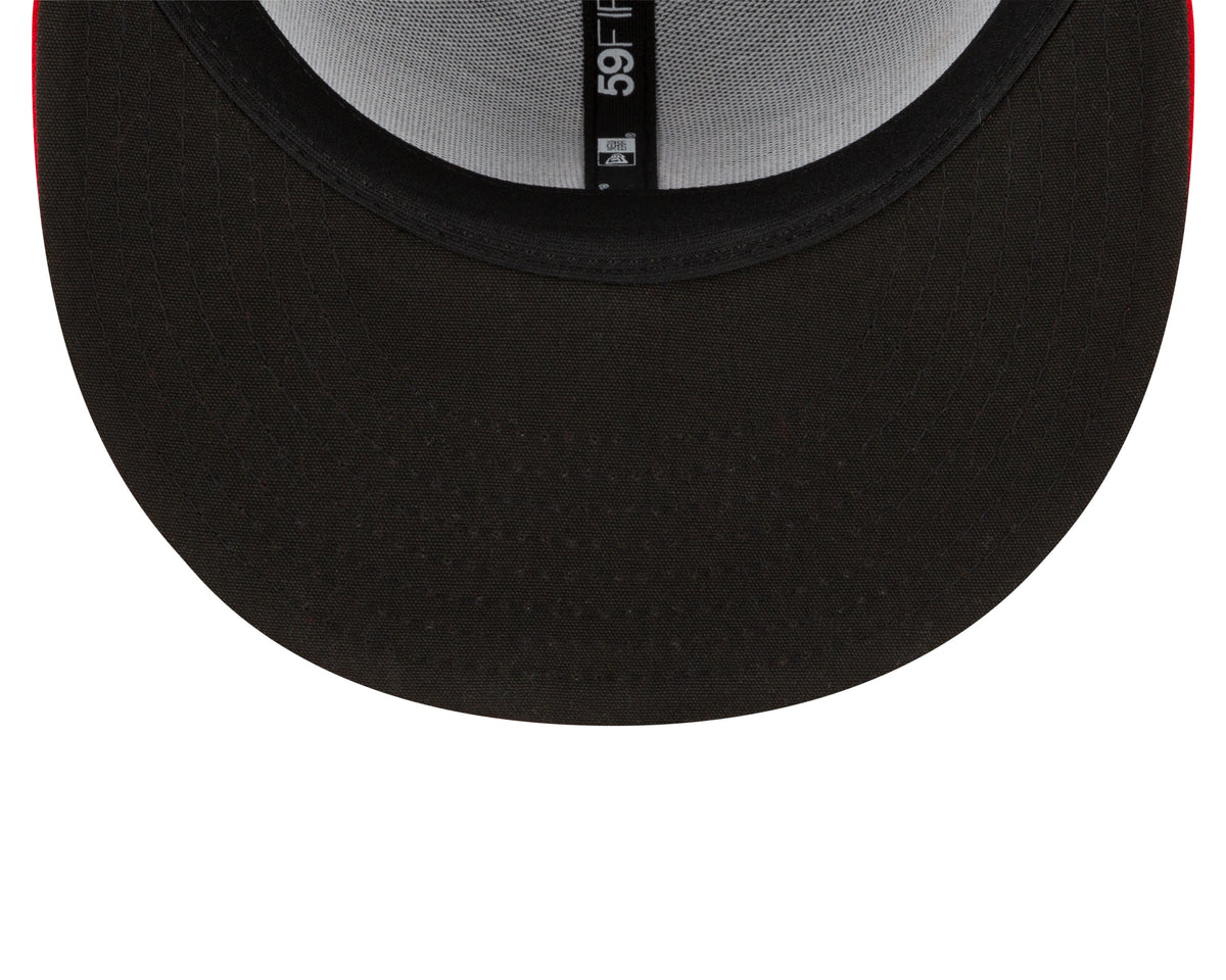 Los Angeles Angels MLB New Era Men Red 59Fifty Authentic Collection On Field Fitted Hat product image 3, provided for visual
