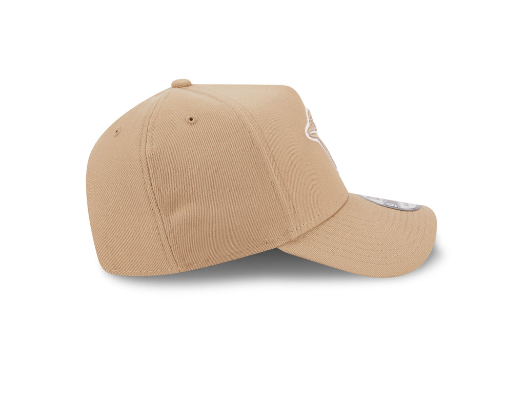 Toronto Blue Jays MLB New Era Men Sand/White 9Forty A-Frame Snapback product image 4, provided for visual reference and