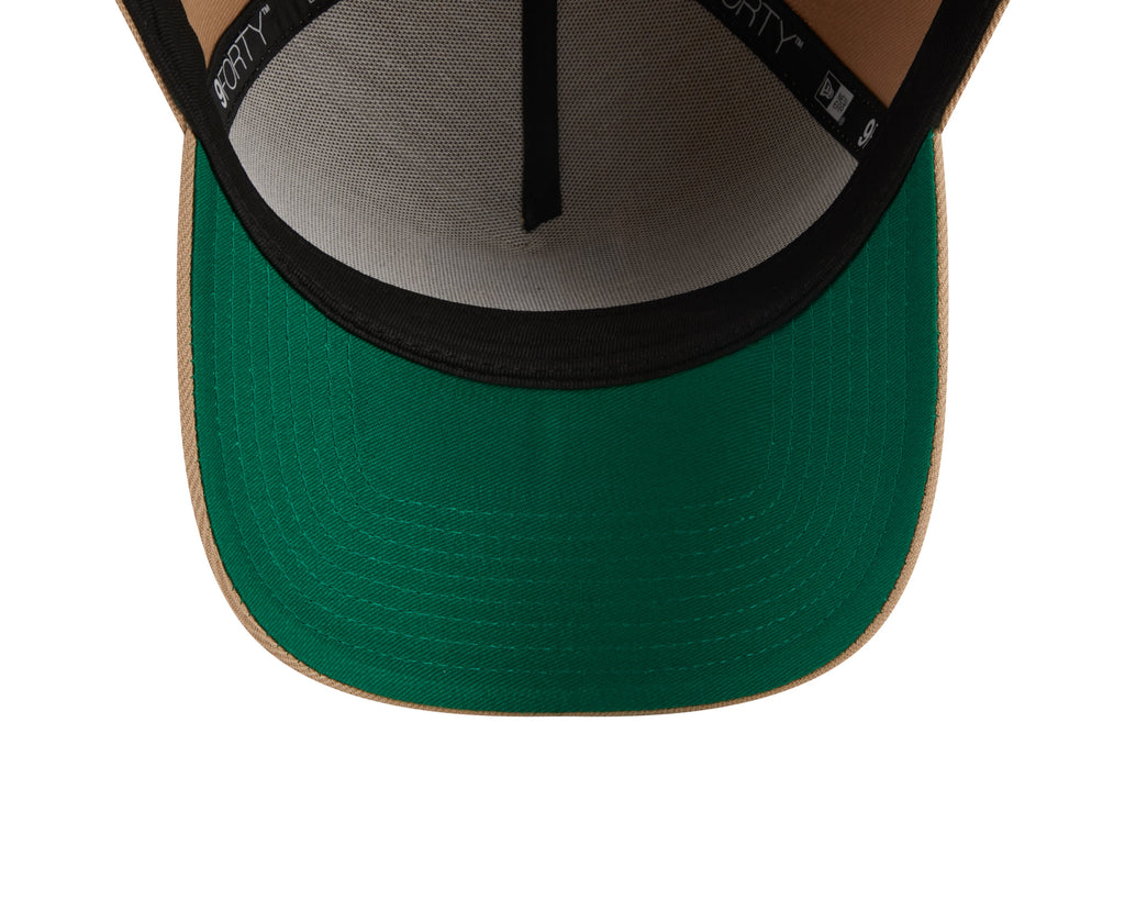 Toronto Blue Jays MLB New Era Men Sand/White 9Forty A-Frame Snapback product image 6, provided for visual reference and
