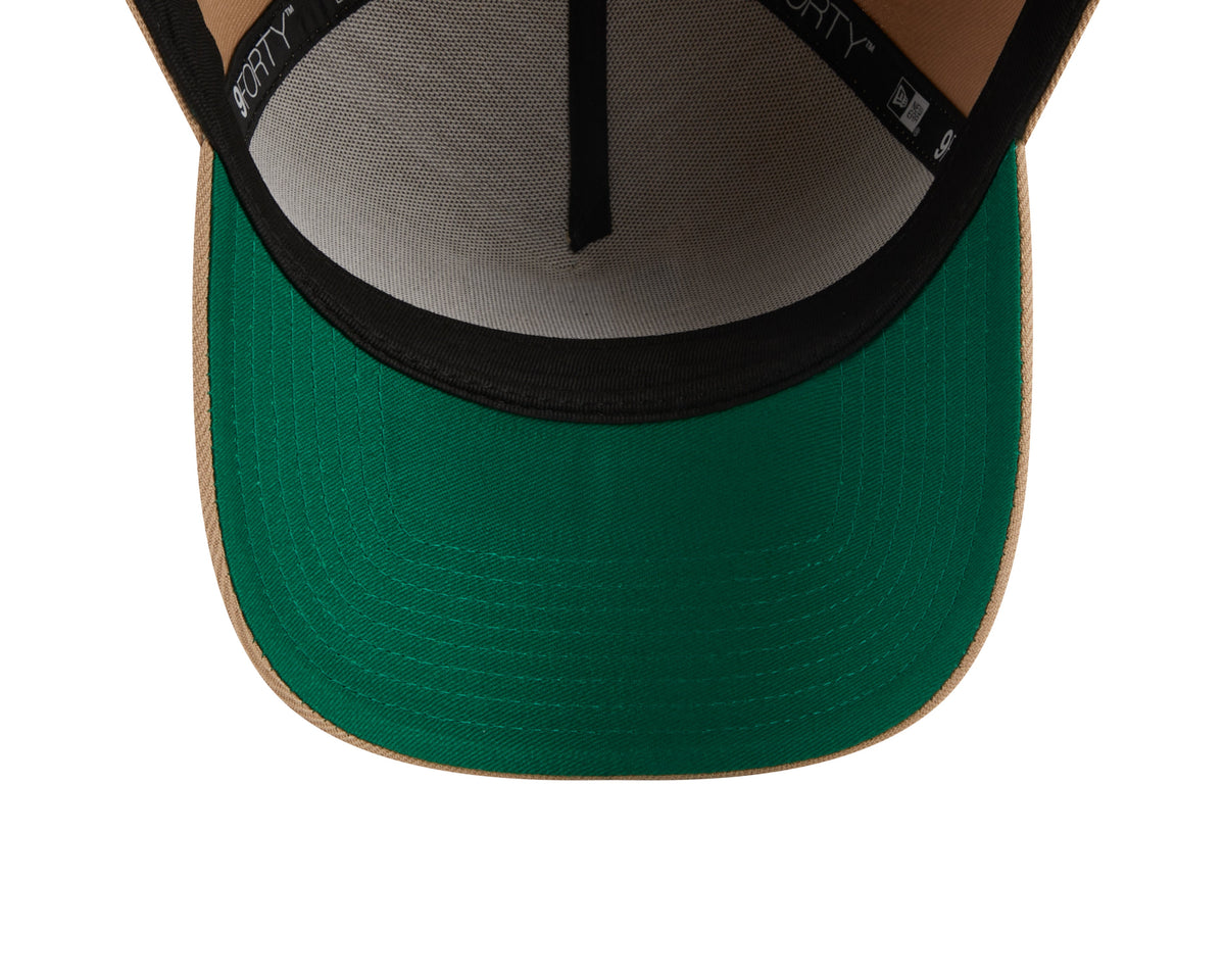 Toronto Blue Jays MLB New Era Men Sand/White 9Forty A-Frame Snapback product image 6, provided for visual reference and