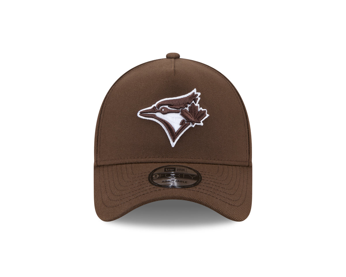 Toronto Blue Jays MLB New Era Men Brown 9Forty A-Frame Snapback Hat product image 3, provided for visual reference and