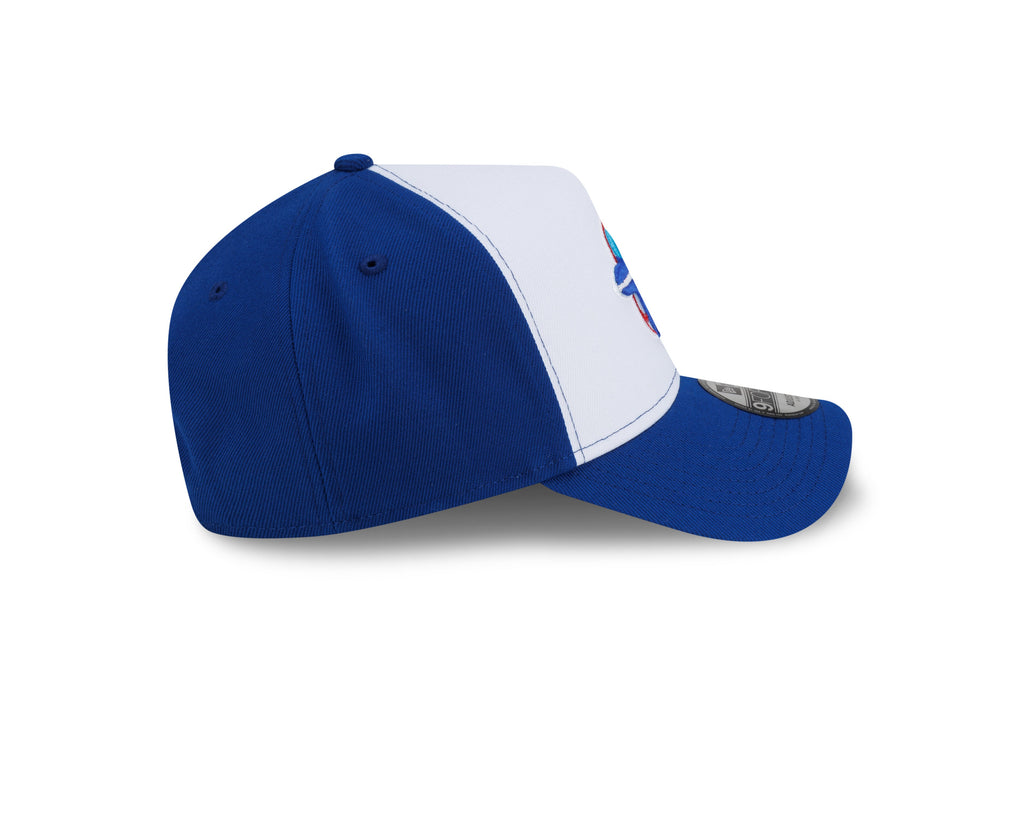 Toronto Blue Jays MLB New Era Men Royal/White Cooperstown 9Forty A-Frame On Field Snapback Hat product image 4, provided for