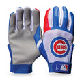 Chicago Cubs Franklin Youth Batting Gloves product image 1, provided for visual reference and product detail review