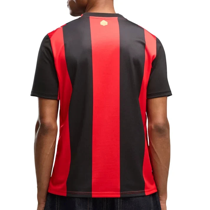 AC Milan Serie A Puma Men Black/Red 2026/27 Home Replica Jersey product image 4, provided for visual reference and product
