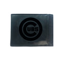Chicago Cubs Black Front Pocket Wallet w/RFID Blocking product image 1, provided for visual reference and product detail