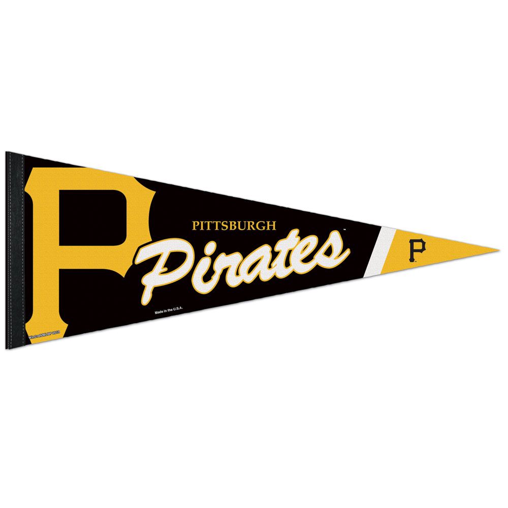 Pittsburgh Pirates MLB WinCraft 12"x30" Premium Pennant product image 1, provided for visual reference and product detail