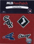 Chicago White Sox MLB FanPatch 4 Patch Stickers 2" product image 1, provided for visual reference and product detail review
