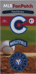 Chicago Cubs City Connect FanPatch 3 Pack Patch Sticker product image 1, provided for visual reference and product detail