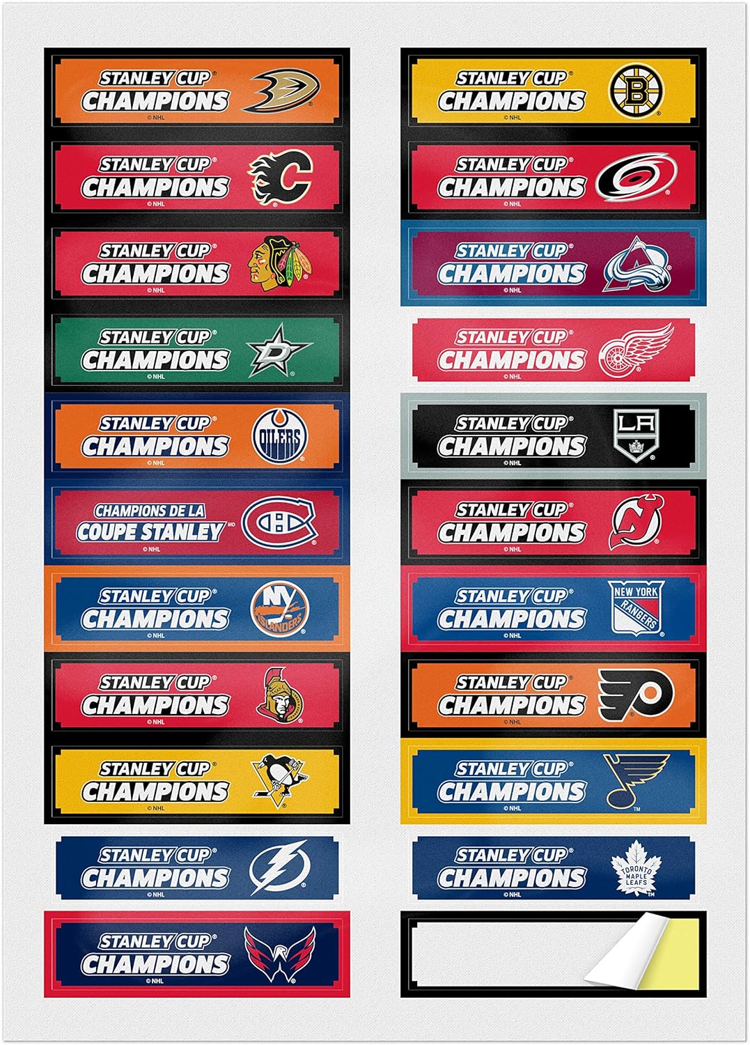 NHL TSV Official 14" Stanley Cup Champions Replica Trophy product image 5, provided for visual reference and product detail