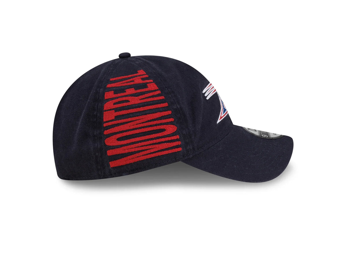 Montreal Alouettes CFL New Era Men Navy 9Twenty 2026 Turf Traditions Adjustable Hat product image 4, provided for visual