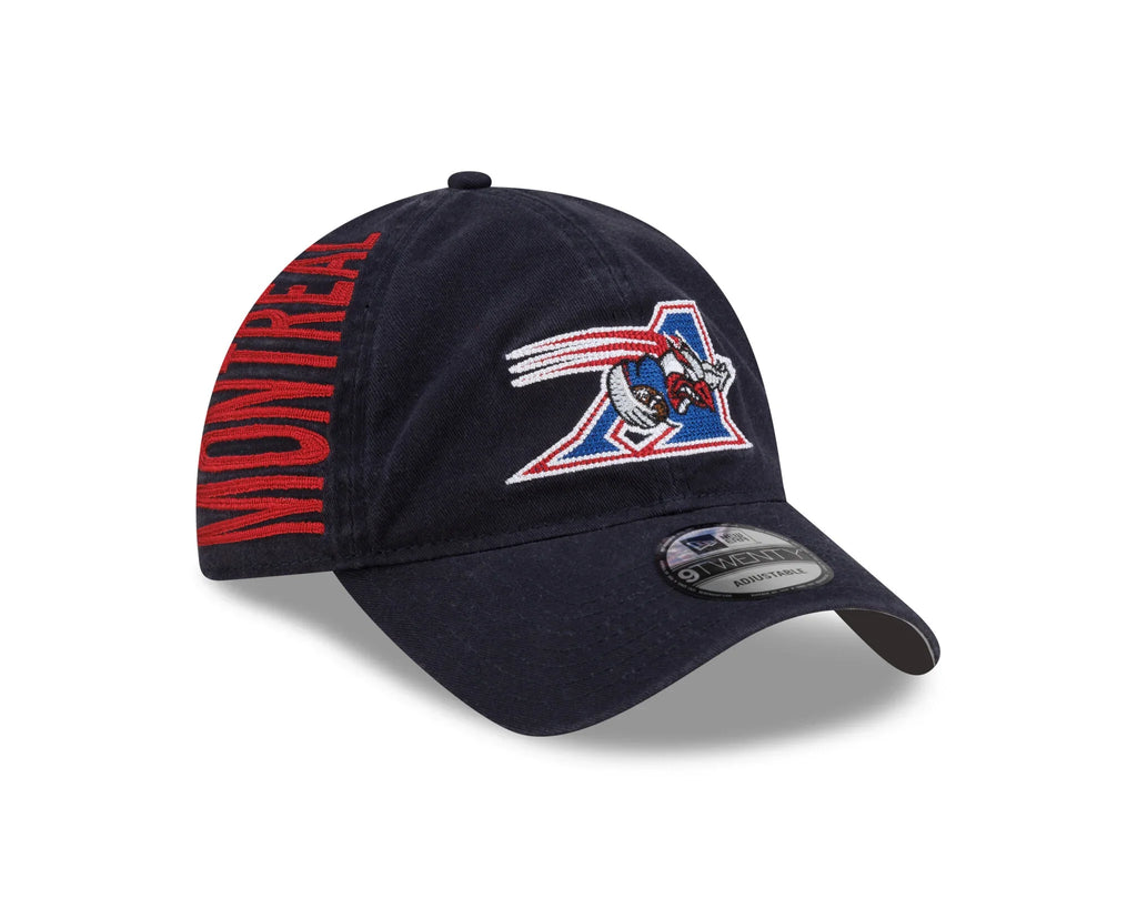Montreal Alouettes CFL New Era Men Navy 9Twenty 2026 Turf Traditions Adjustable Hat product image 1, provided for visual