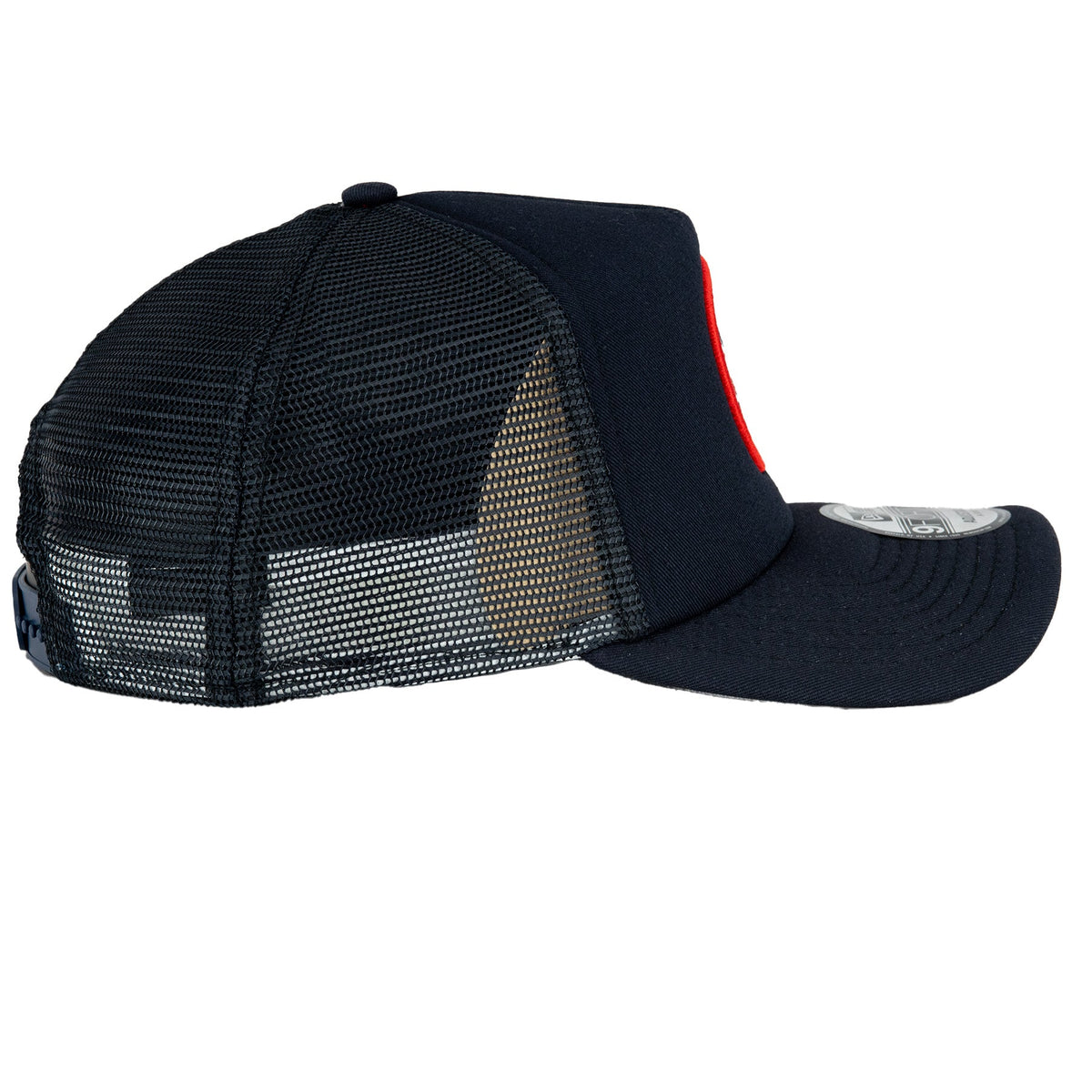 Chicago Cubs New Era 9FORTY A-Frame Foam Front Navy Patch Adjustable Hat product image 4, provided for visual reference and