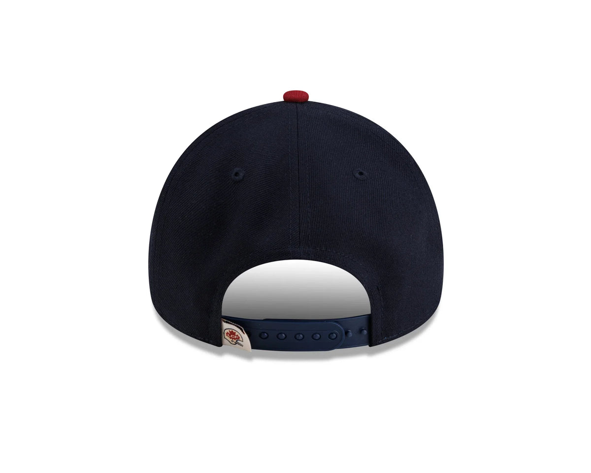 Montreal Alouettes CFL New Era Men Navy/Red 9Forty A-Frame 2026 Turf Traditions Snapback Hat product image 6, provided for
