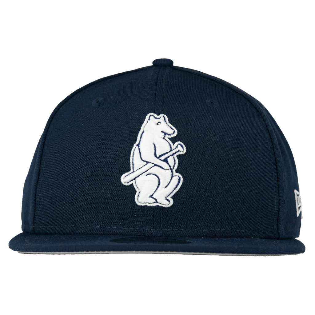 Chicago Cubs New Era 1914 Navy 9FIFTY Snapback Hat product image 2, provided for visual reference and product detail review