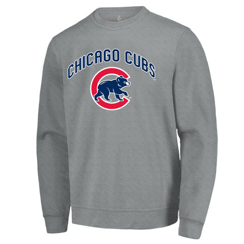 Chicago Cubs Grey Crawl Bear Stitches Crew product image 1, provided for visual reference and product detail review