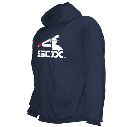 Chicago White Sox 1976 - 1990 Batterman Logo Navy Hoodie product image 1, provided for visual reference and product detail