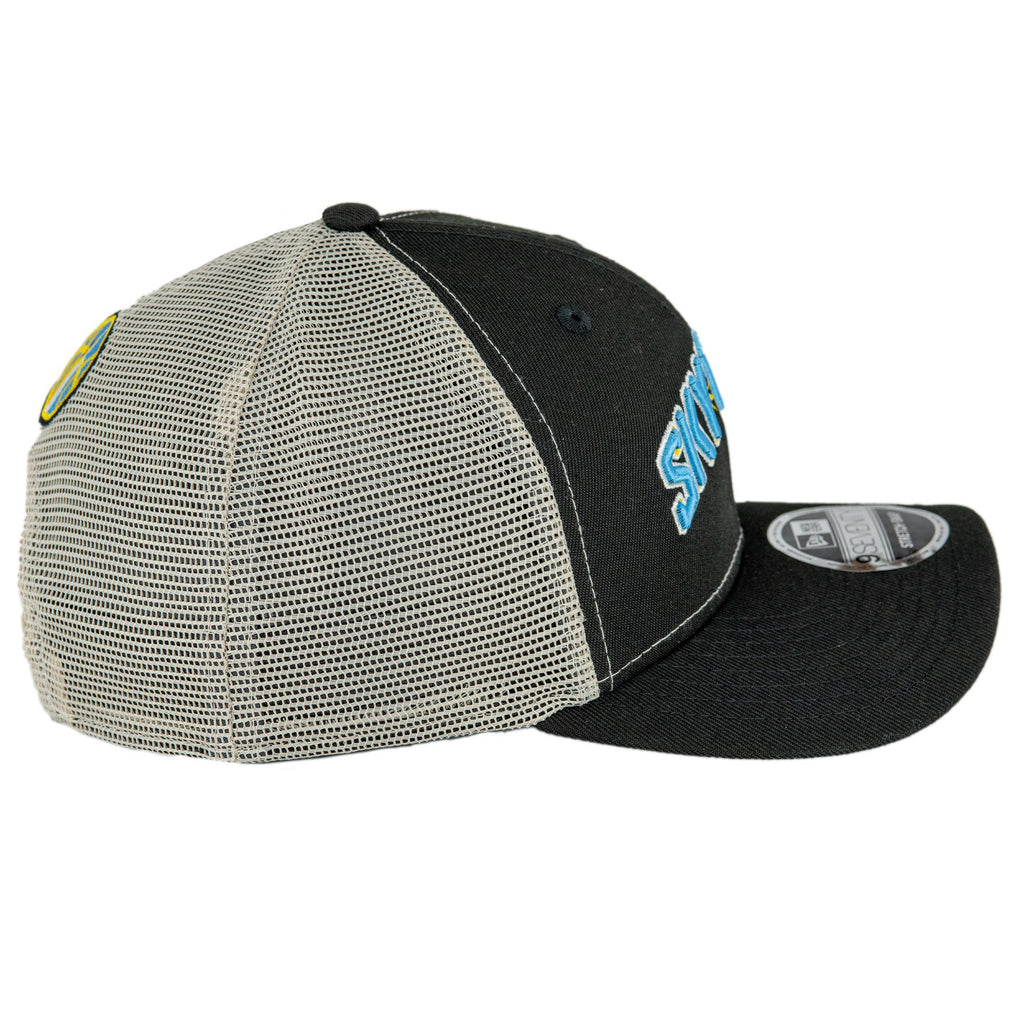 Chicago Sky New Era 9SEVENTY Black/Stone Sky Town Mesh Snapback Hat product image 4, provided for visual reference and