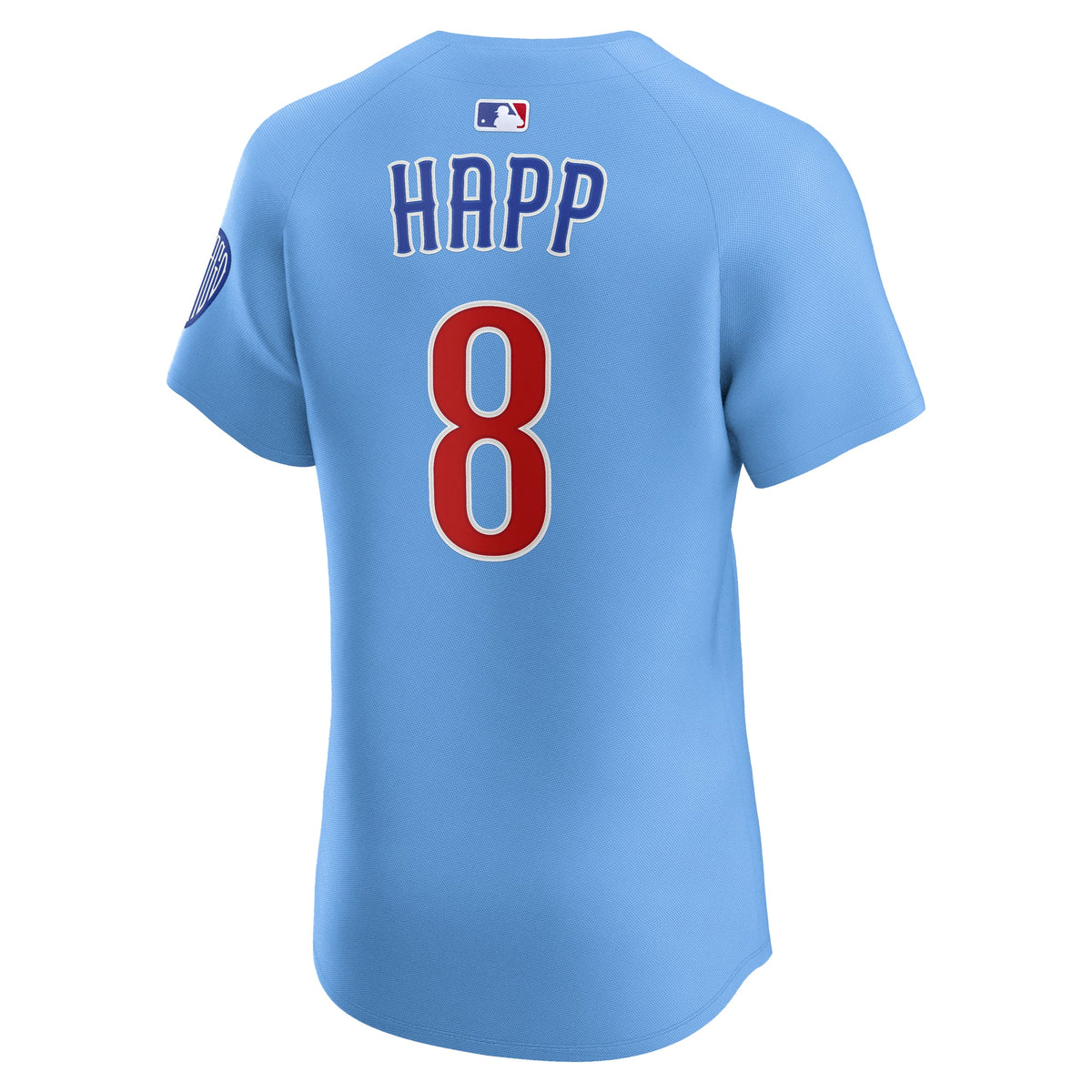 Ian Happ Chicago Cubs Nike Men Light Blue 2nd Alternate Limited Jersey product image 2, provided for visual reference and