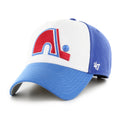 Quebec Nordiques NHL 47 Brand Men Tri-Tine MVP Adjustable Hat product image 1, provided for visual reference and product
