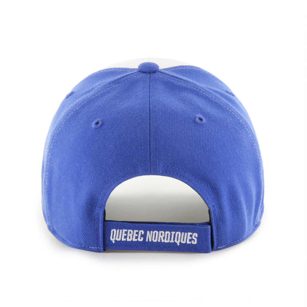 Quebec Nordiques NHL 47 Brand Men Tri-Tine MVP Adjustable Hat product image 2, provided for visual reference and product