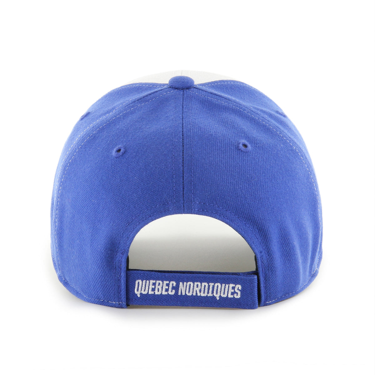 Quebec Nordiques NHL 47 Brand Men Tri-Tine MVP Adjustable Hat product image 2, provided for visual reference and product