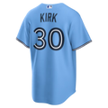 Alejandro Kirk Toronto Blue Jays MLB Nike Men Light Blue Pro-Stitched Replica Jersey product image 1, provided for visual