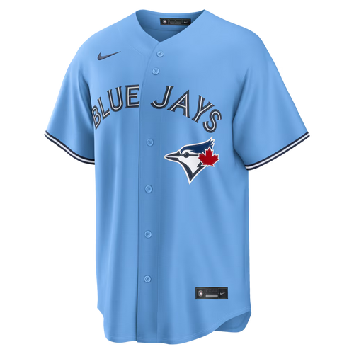 Alejandro Kirk Toronto Blue Jays MLB Nike Men Light Blue Pro-Stitched Replica Jersey product image 2, provided for visual