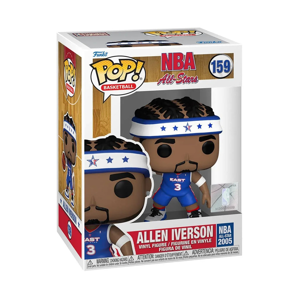 Allen Iverson NBA Funko POP Legends 2005 All Star Uniform Vinyl Figure product image 1, provided for visual reference and
