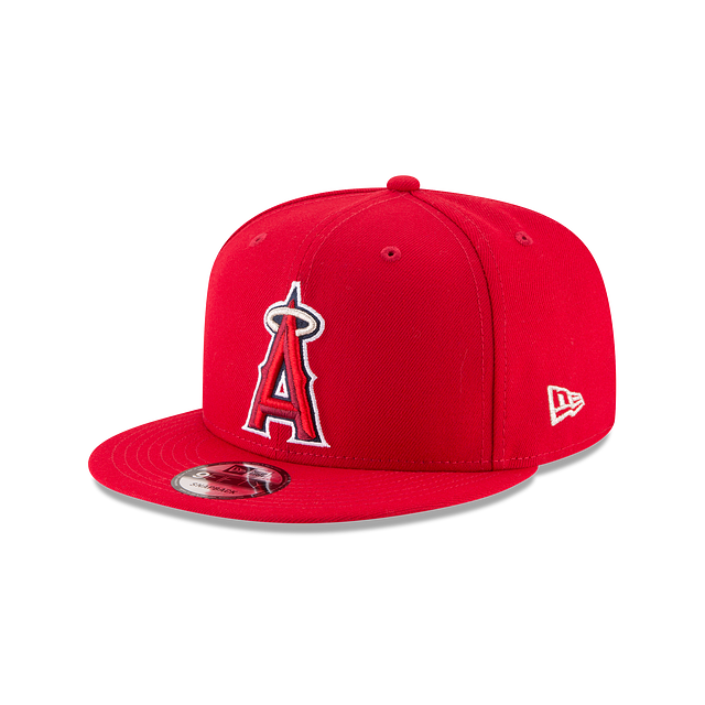 Anaheim Angels MLB New Era Men Red White 9Fifty Team Color Basic Snapback product image 1, provided for visual reference and