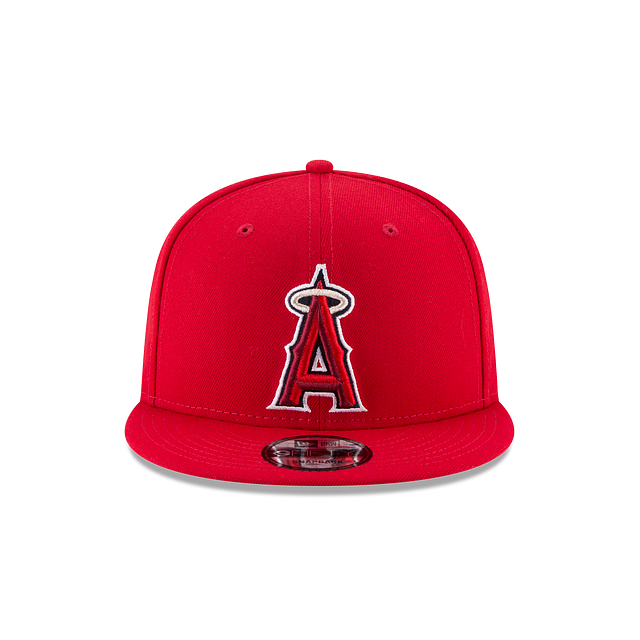 Anaheim Angels MLB New Era Men Red White 9Fifty Team Color Basic Snapback product image 4, provided for visual reference and