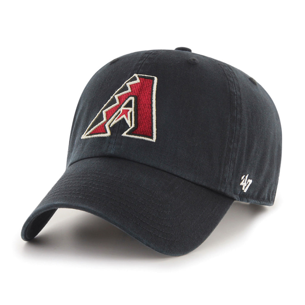 Arizona Diamondbacks MLB 47 Brand Men Black Alternate Clean Up Adjustable Hat product image 1, provided for visual reference