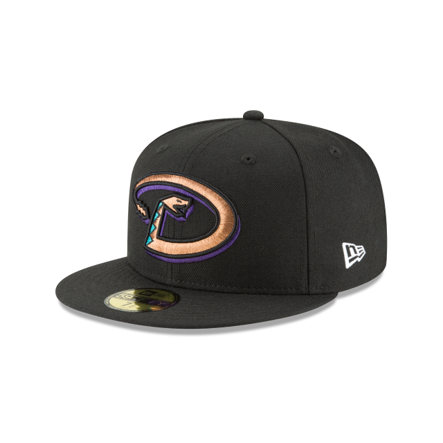 Arizona Diamondbacks MLB New Era Men Black 59Fifty 1999 Cooperstown Wool Fitted Hat product image 1, provided for visual