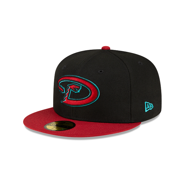 Arizona Diamondbacks MLB New Era Men Black/Red 59Fifty Authentic Collection 2024 Road Fitted Hat product image 1, provided